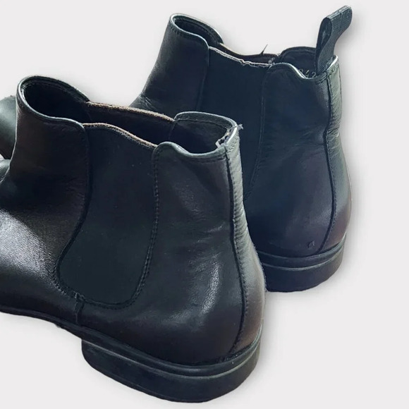 To Boot New York Mens Chelsea Boots Size EU 41 US 8 Black Leather Pull On main image 4